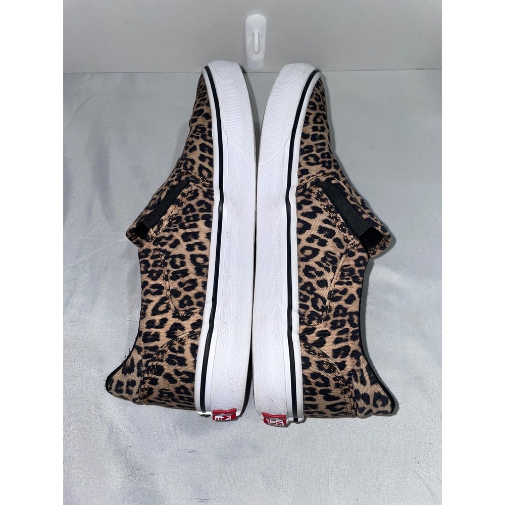 Vans Classic Slip-On Leopard Print Deluxe Comfort OrthoLite Sneakers Womens 8 - Picture 6 of 8